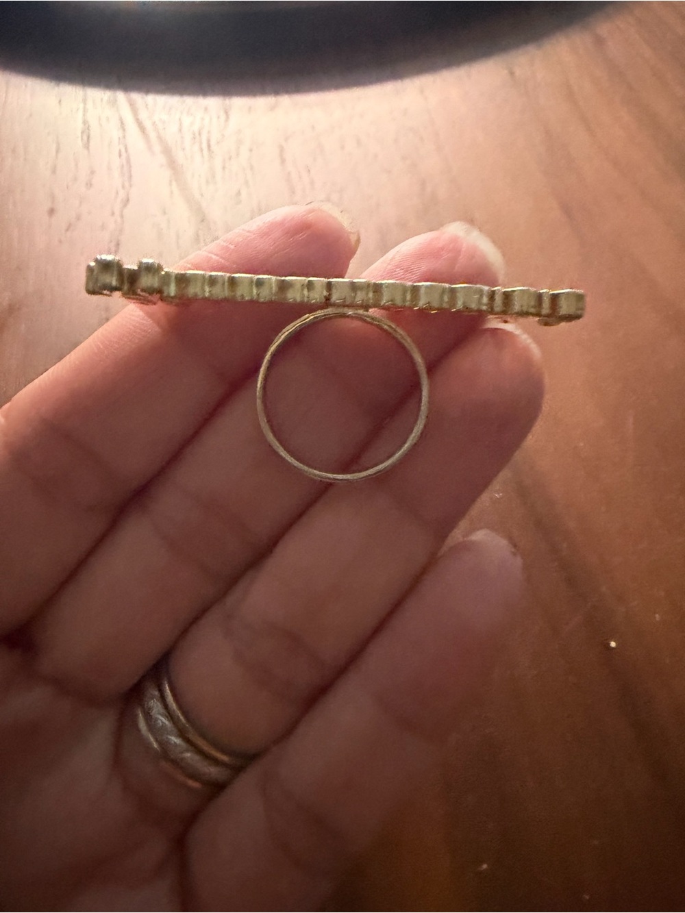 Gold Script Nameplate (F***) Ring - Picture 2 of 5